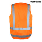 R462X Work-Guard Hi Visibility Safety Vest Day/Night
