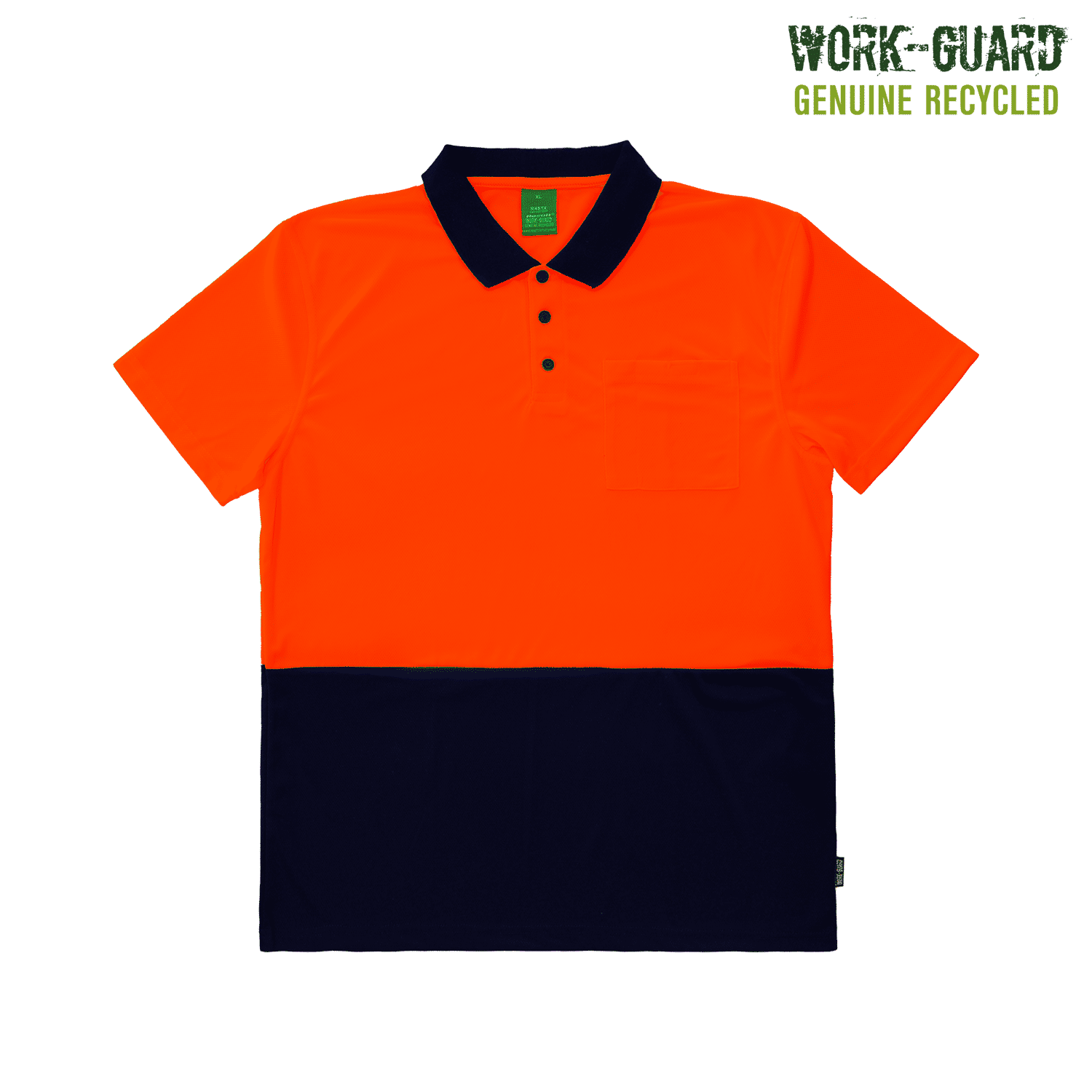 R481X Work-Guard Recycled Hi Vis Polo