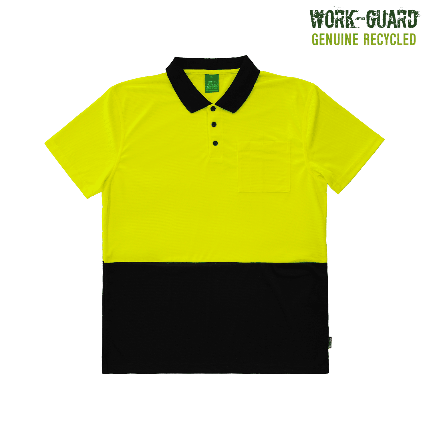 R481X Work-Guard Recycled Hi Vis Polo