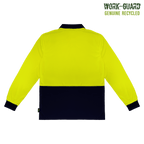 R482X Work-Guard Recycled Hi Vis Longsleeve Polo
