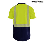R485X Work-Guard Recycled Hi Vis Short Sleeve Day/Night Polo