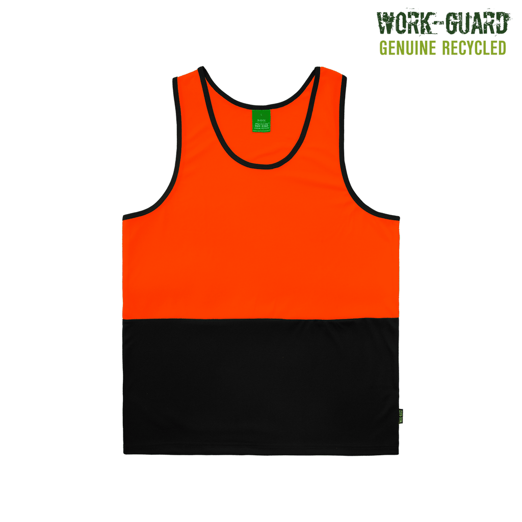 R491X Work-Guard Recycled Hi Vis Singlet