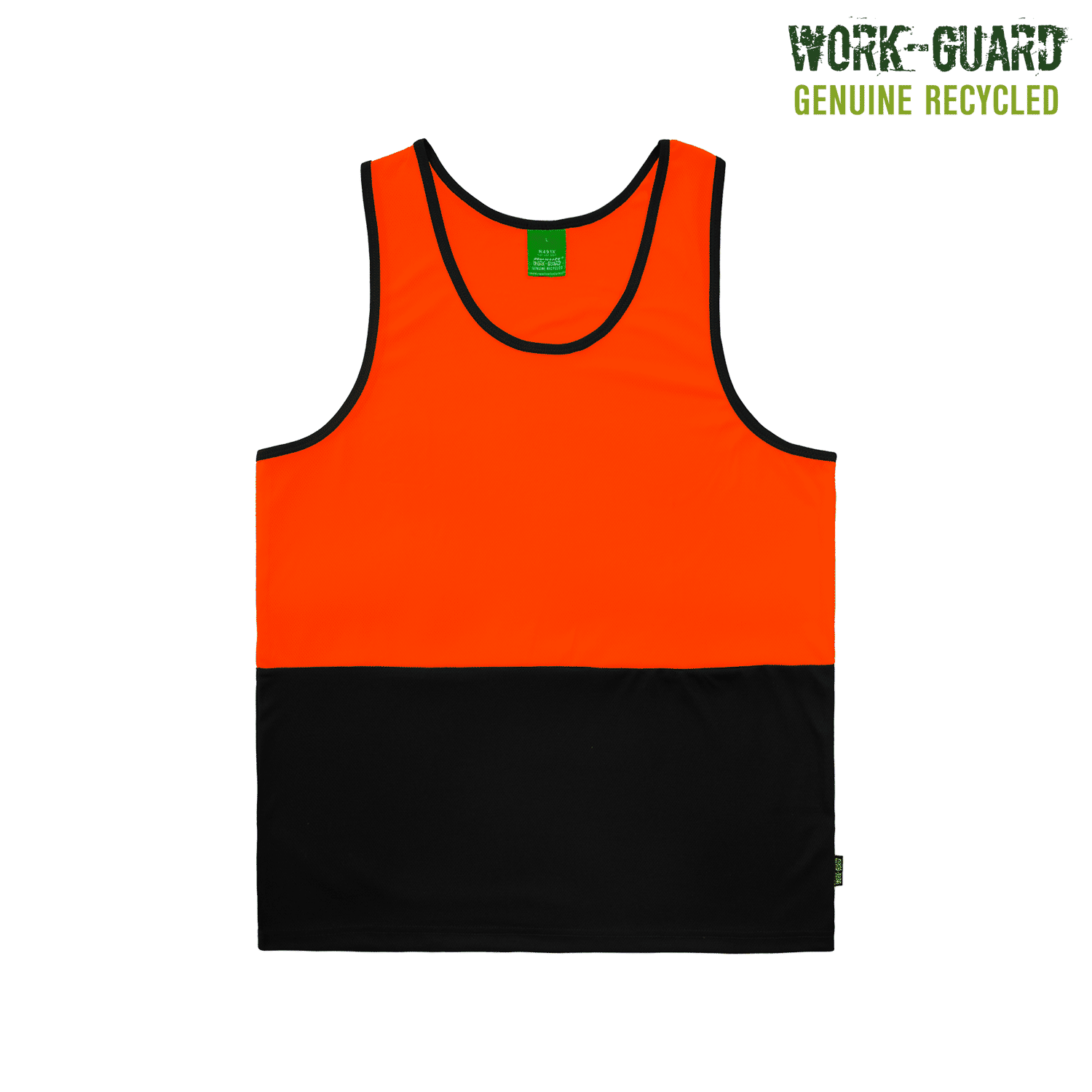 R491X Work-Guard Recycled Hi Vis Singlet