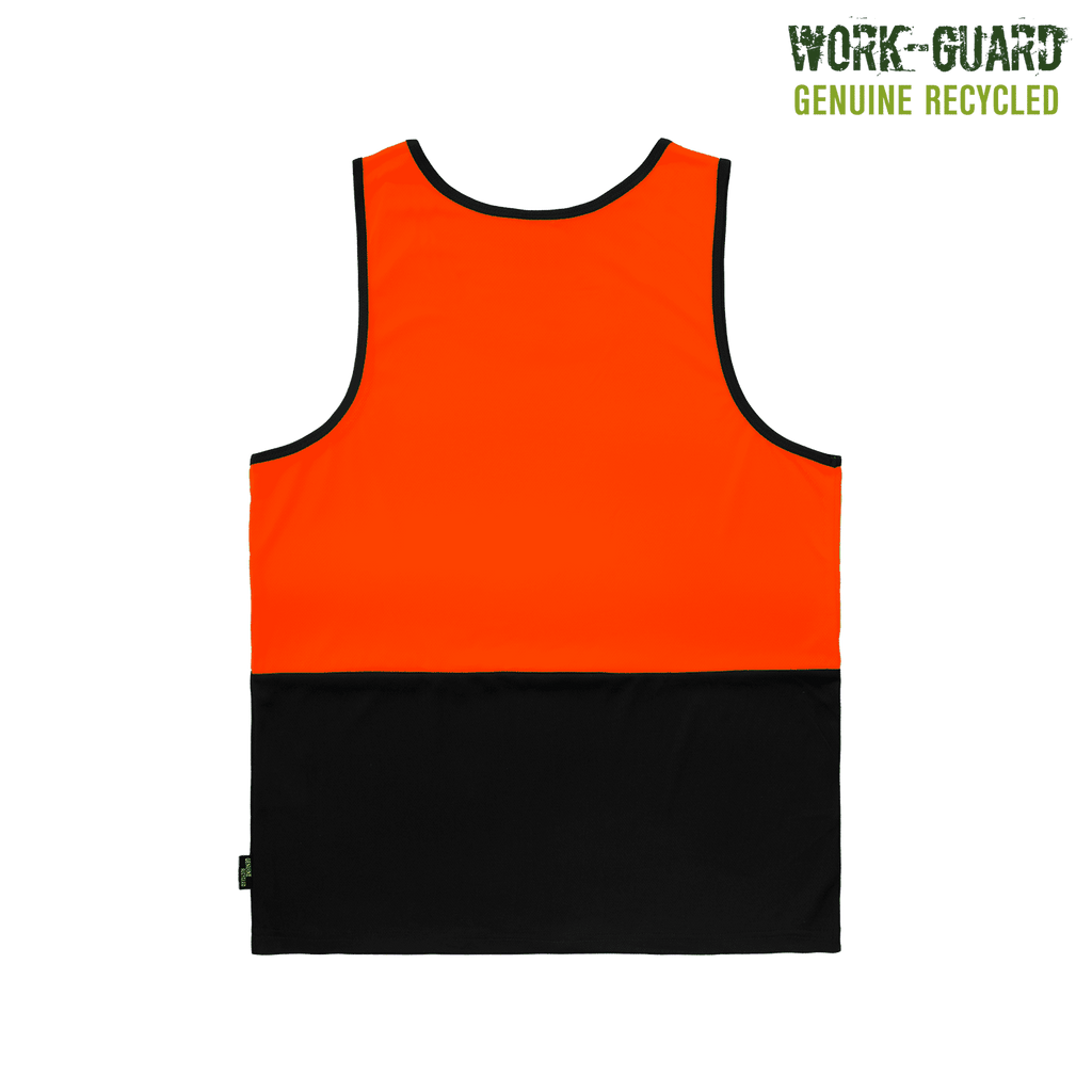 R491X Work-Guard Recycled Hi Vis Singlet