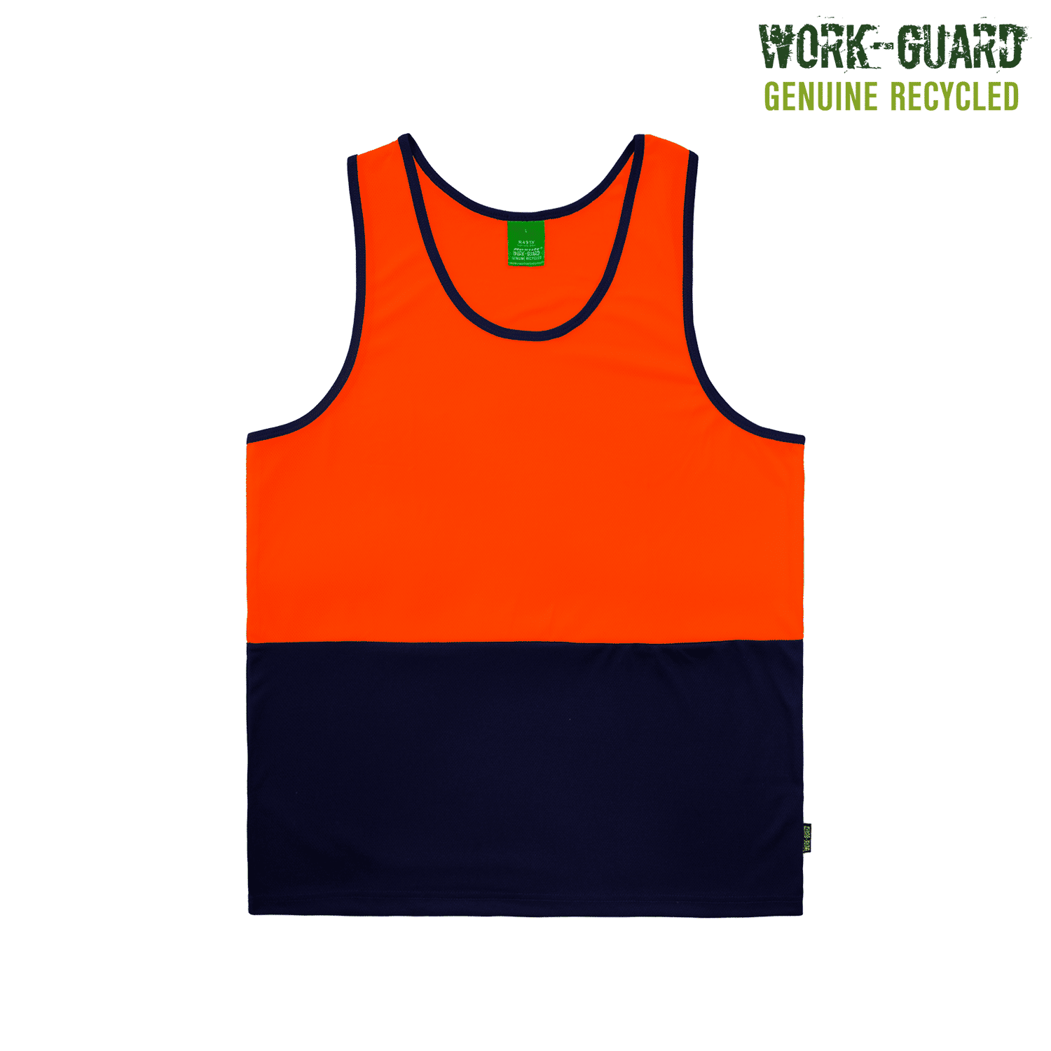 R491X Work-Guard Recycled Hi Vis Singlet