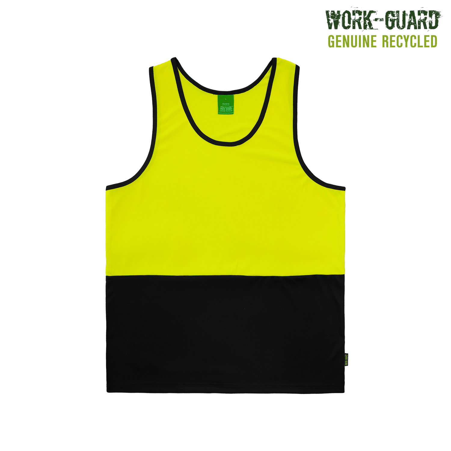 R491X Work-Guard Recycled Hi Vis Singlet