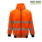 R503X Work-Guard Recycled Hi Vis Day/Night Zipped Hoodie