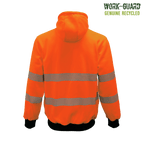 R503X Work-Guard Recycled Hi Vis Day/Night Zipped Hoodie