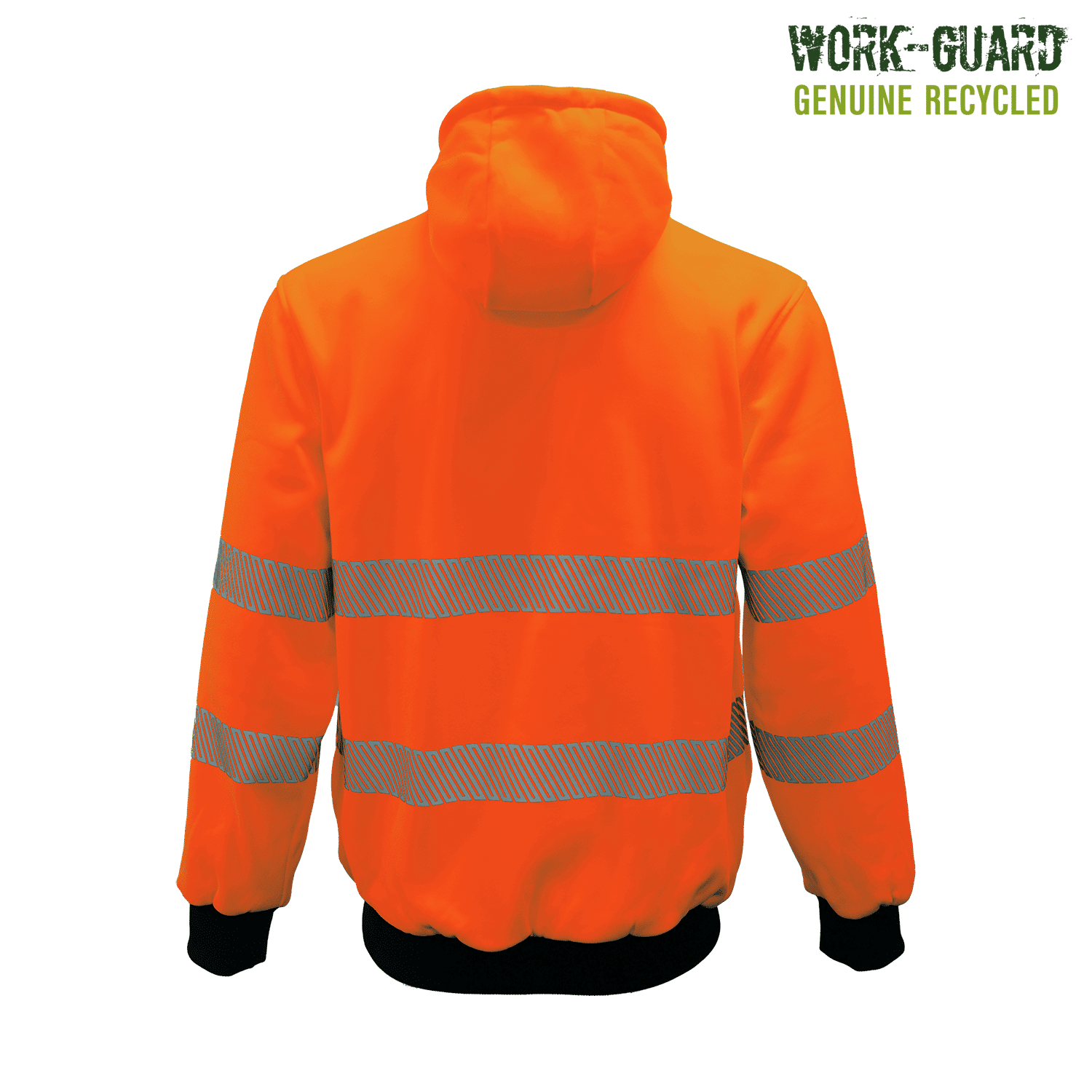 R503X Work-Guard Recycled Hi Vis Day/Night Zipped Hoodie