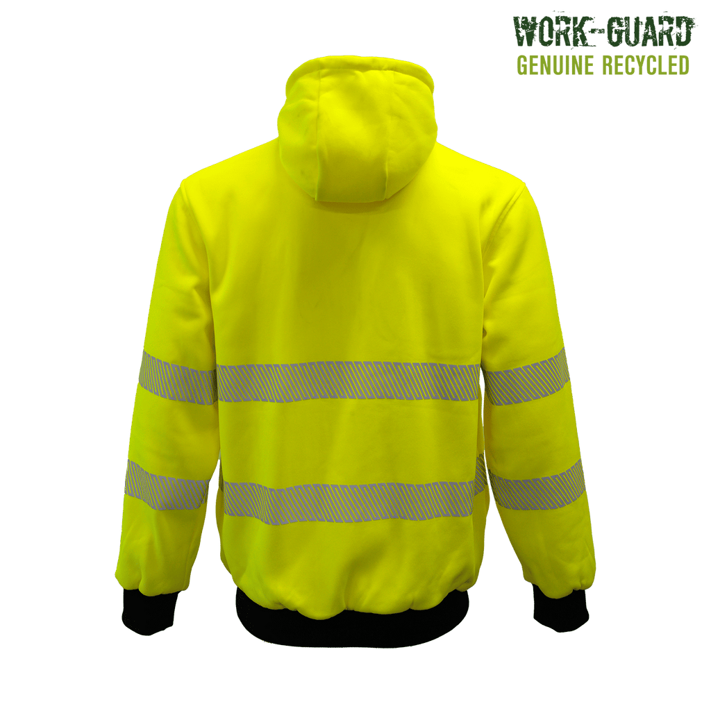 R503X Work-Guard Recycled Hi Vis Day/Night Zipped Hoodie