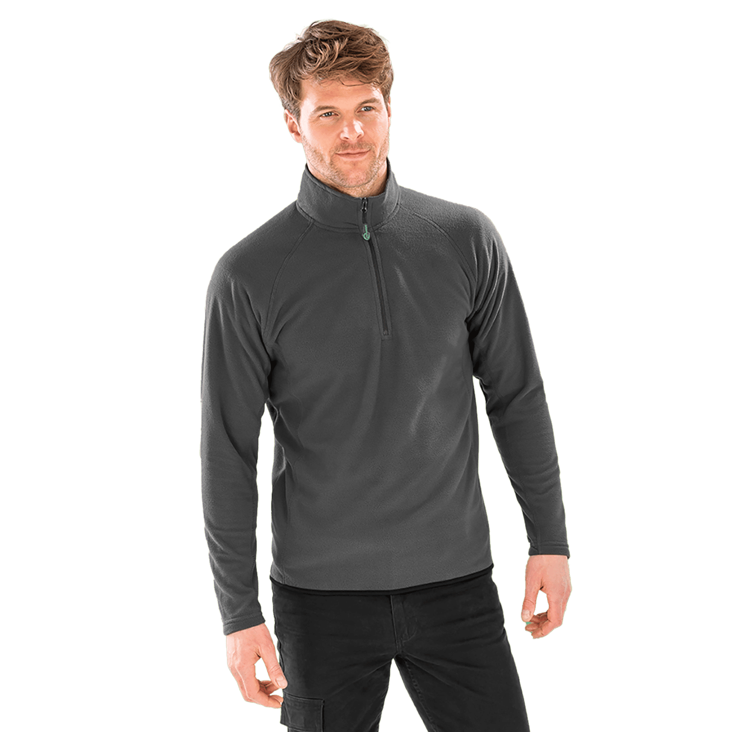 R905X Result Recycled PET Adult Qtr.Zip Fleece Top