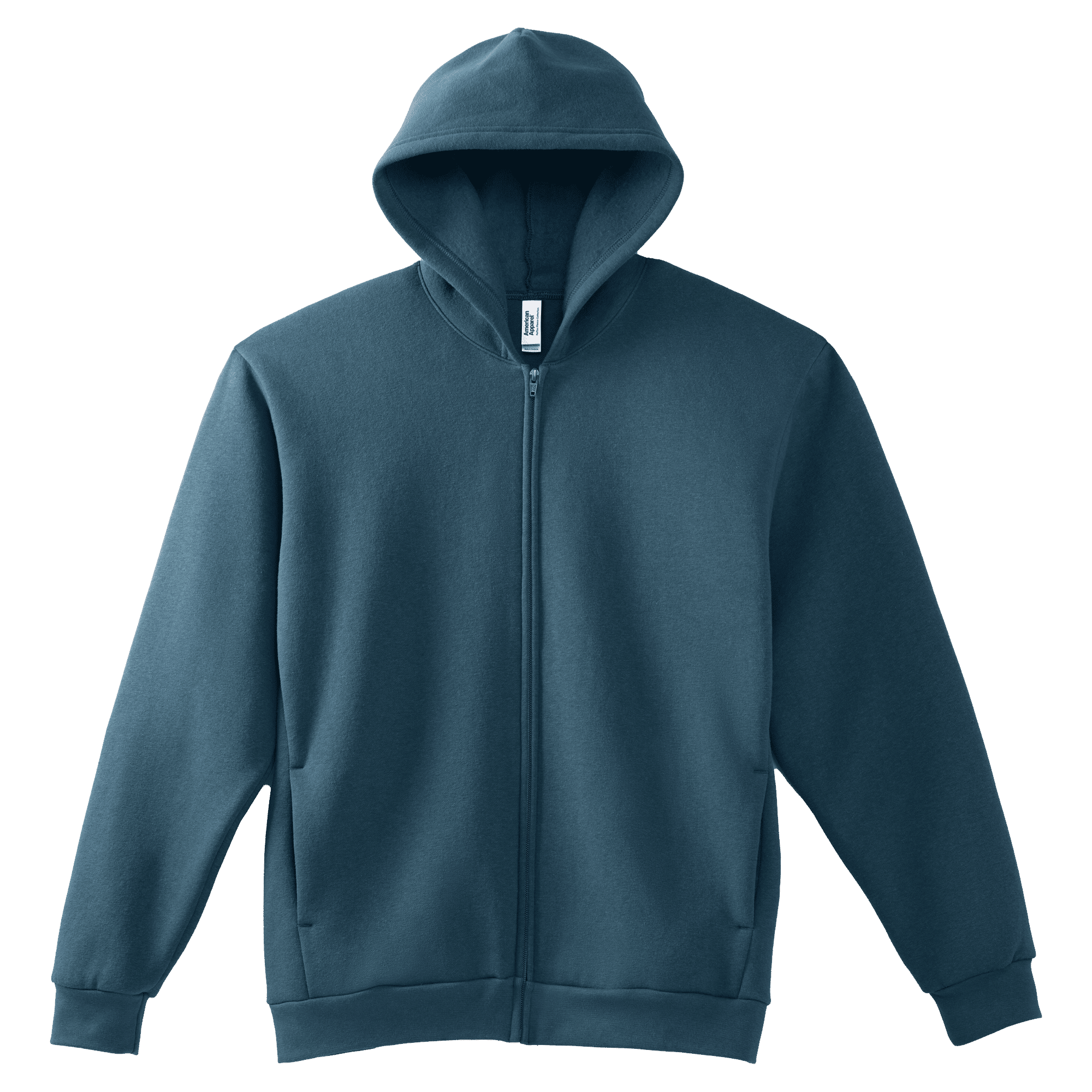 RF497 American Apparel Reflex Fleece Unisex Full Zip Hooded Sweat