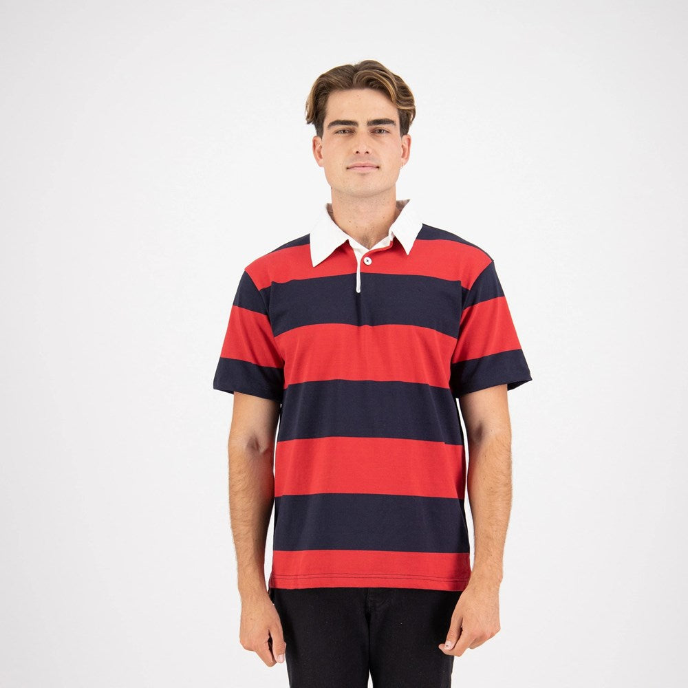 Cloke SS-RJS Short-Sleeved Striped Rugby Jersey