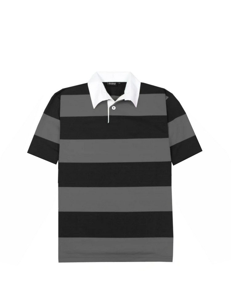 Cloke SS-RJS Short-Sleeved Striped Rugby Jersey
