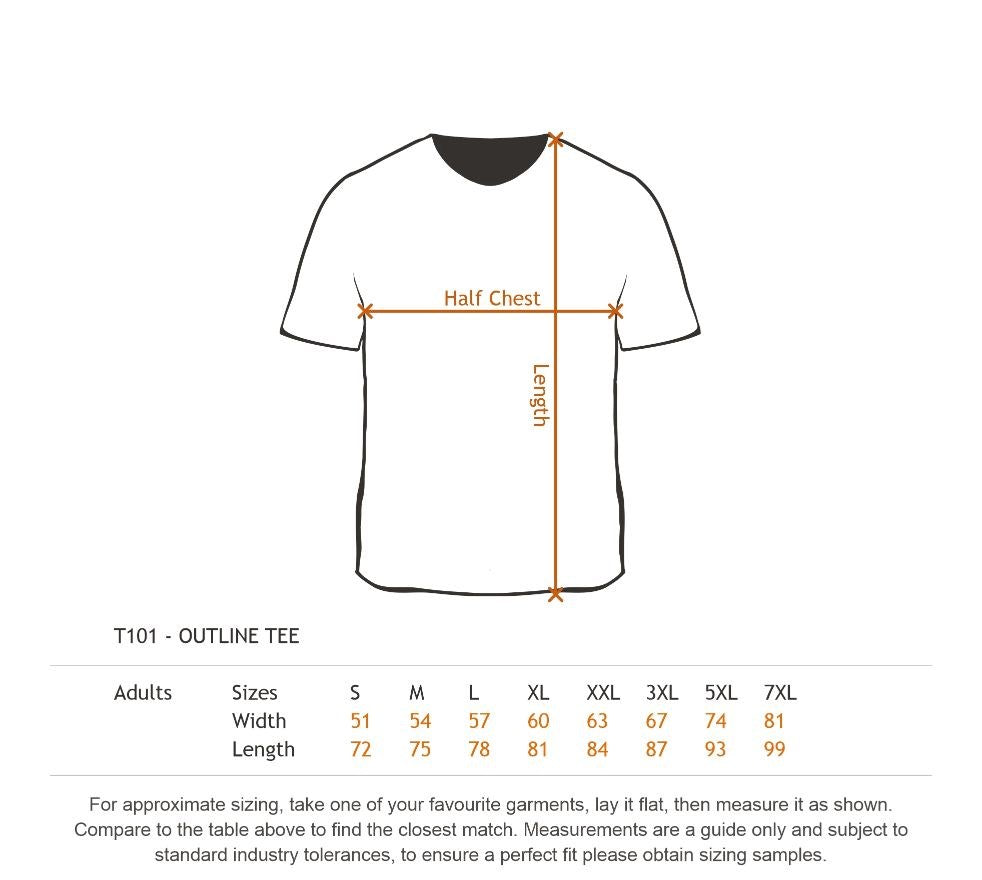Cloke T101X Outline Tee - Plus Sizes